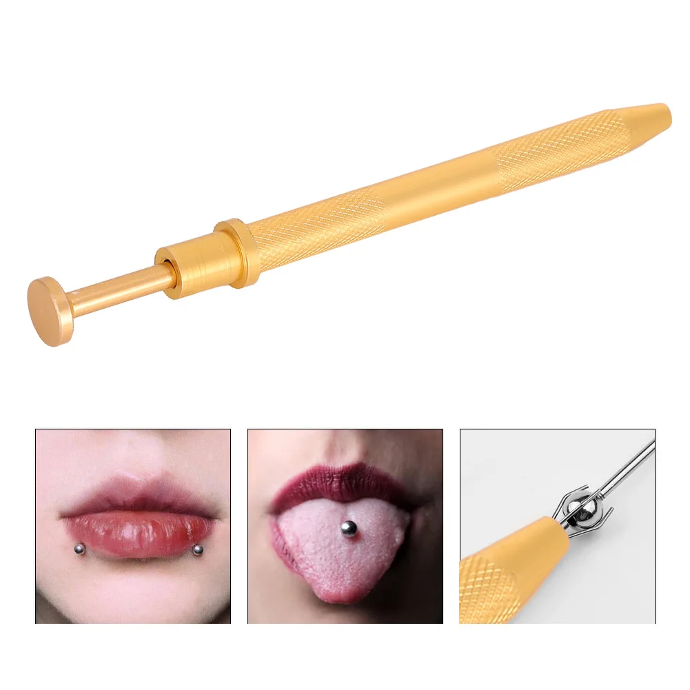 4 Prongs Bead Holder Pick Up Non-slip Jewelry Alloy High Precision Body Piercing Tool Accessory Knurled Handle Designs Tool гитара pick holder пластиковые plectrum дело посредник быстрое хранение self клей треугольник форма инструмент аксессуары