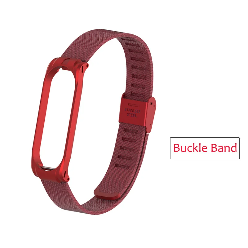 style 3 red Металлический браслет для mi Band 4 ремешок mi band 4 ремешок на запястье из нержавеющей стали ремешок для mi Band 3 mi Band 3 Аксессуары для ремня - Цвет: style 3 red