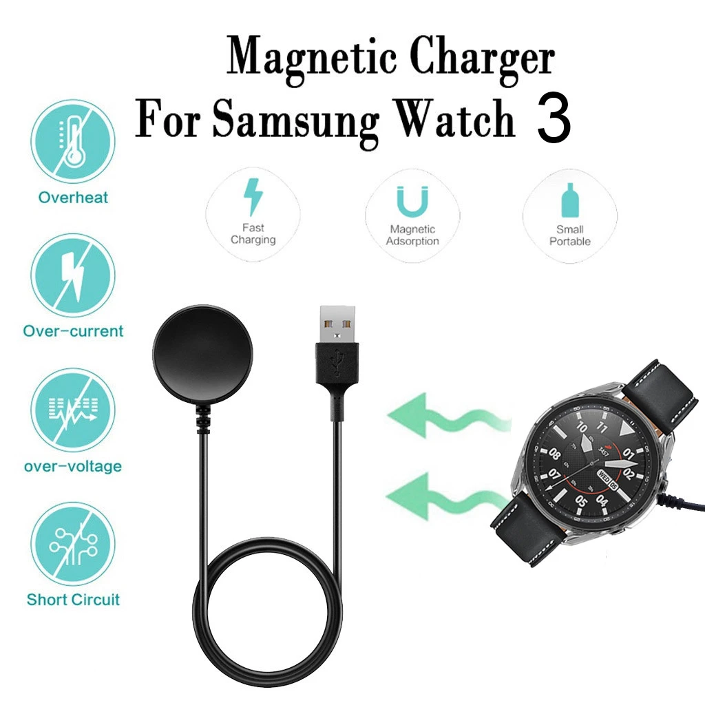 Charger For Samsung Watch 3 41 45mm Portable Wireless Fast Charging For Samsung Galaxy Watch Active Power Charger S15 Smart Accessories Aliexpress