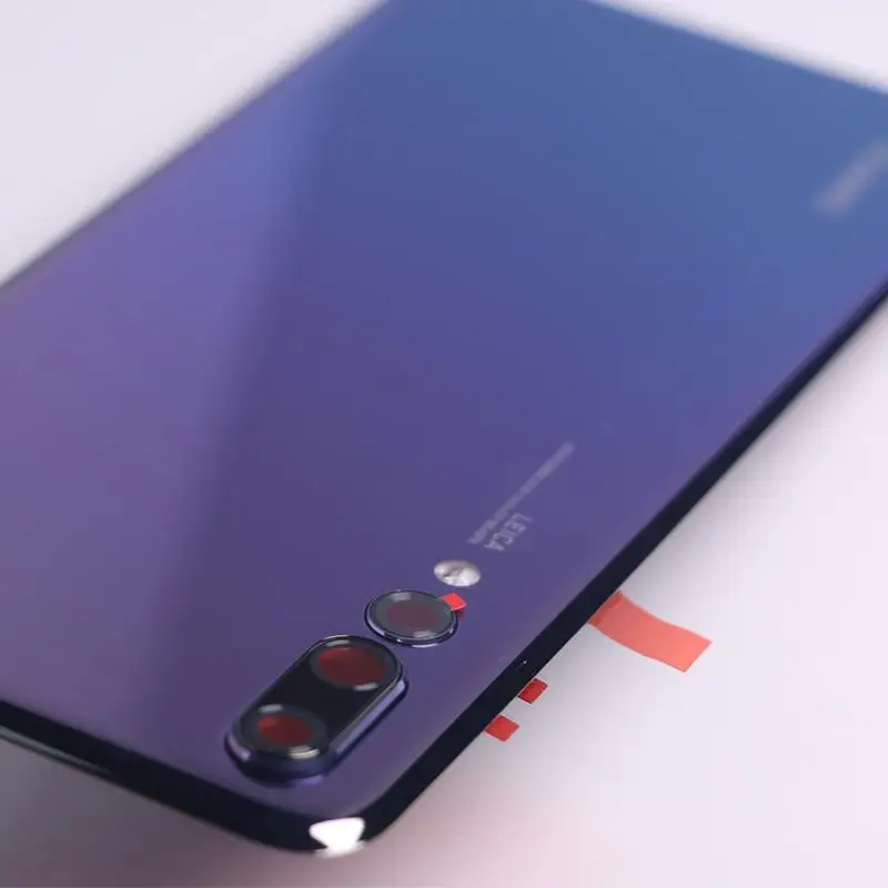 P20Pro корпус для huawei P20 Pro стеклянная задняя крышка батарейного отсека Запасные части чехол+ камера стекло клей