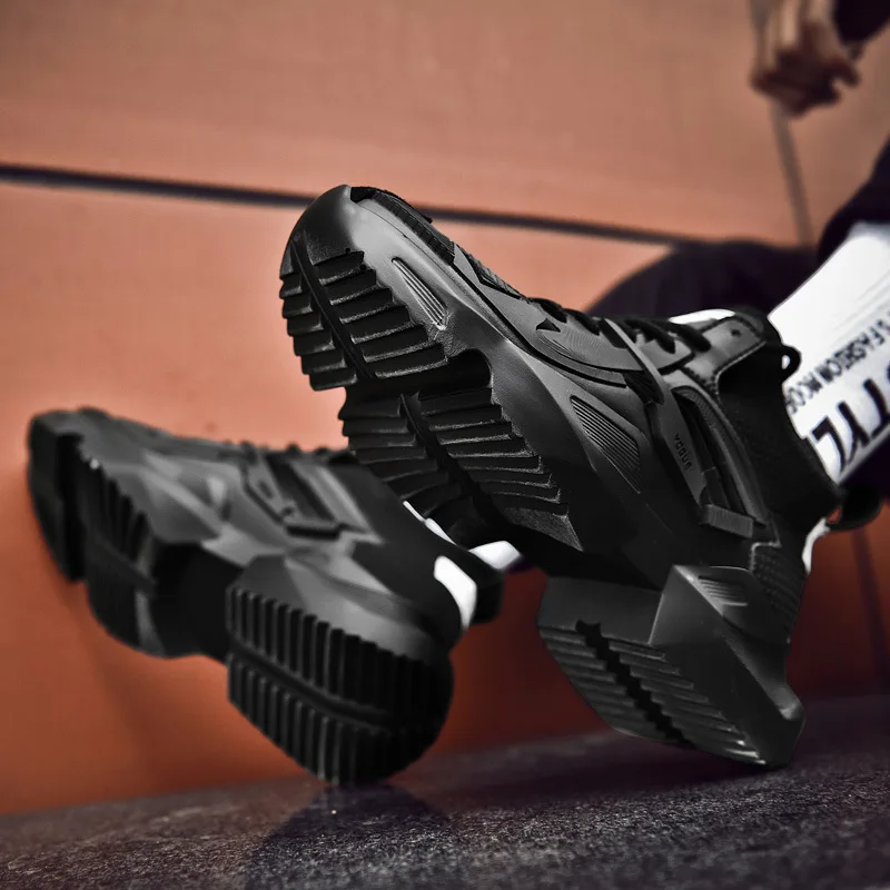 

Fashion MEN'S SHOES Trendy Shoes Online Celebrity Versatile Athletic Shoes INS Super Fire Shoe Hong Kong Style Extra High Trend