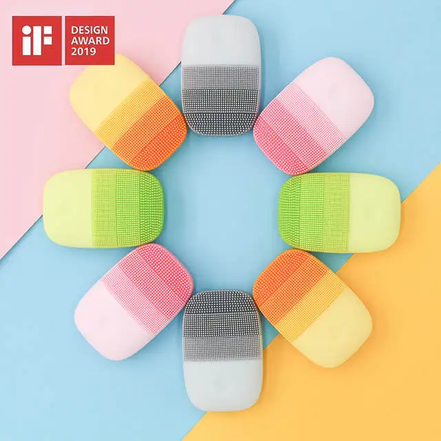

Xiaomi inFace Smart Sonic Clean Electric Deep Facial Cleaning Massage Brush Wash Face Care Cleaner Rechargeable 4 Colors
