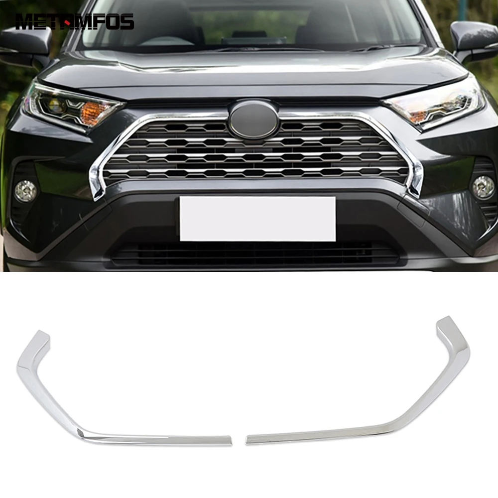 Для Toyota Rav4 Rav 4 лимитированный/LE/XLE/Hybrid 2019 2020 Хромированная передняя Центральная