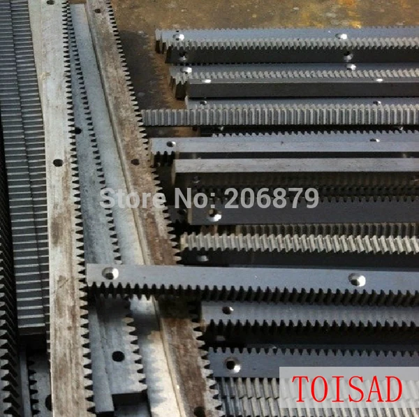 2.5Mod 25*25*1000mm Gear Rrack Precision CNC Rack Straight Teeth Toothed Rack Be Hardened Quenched