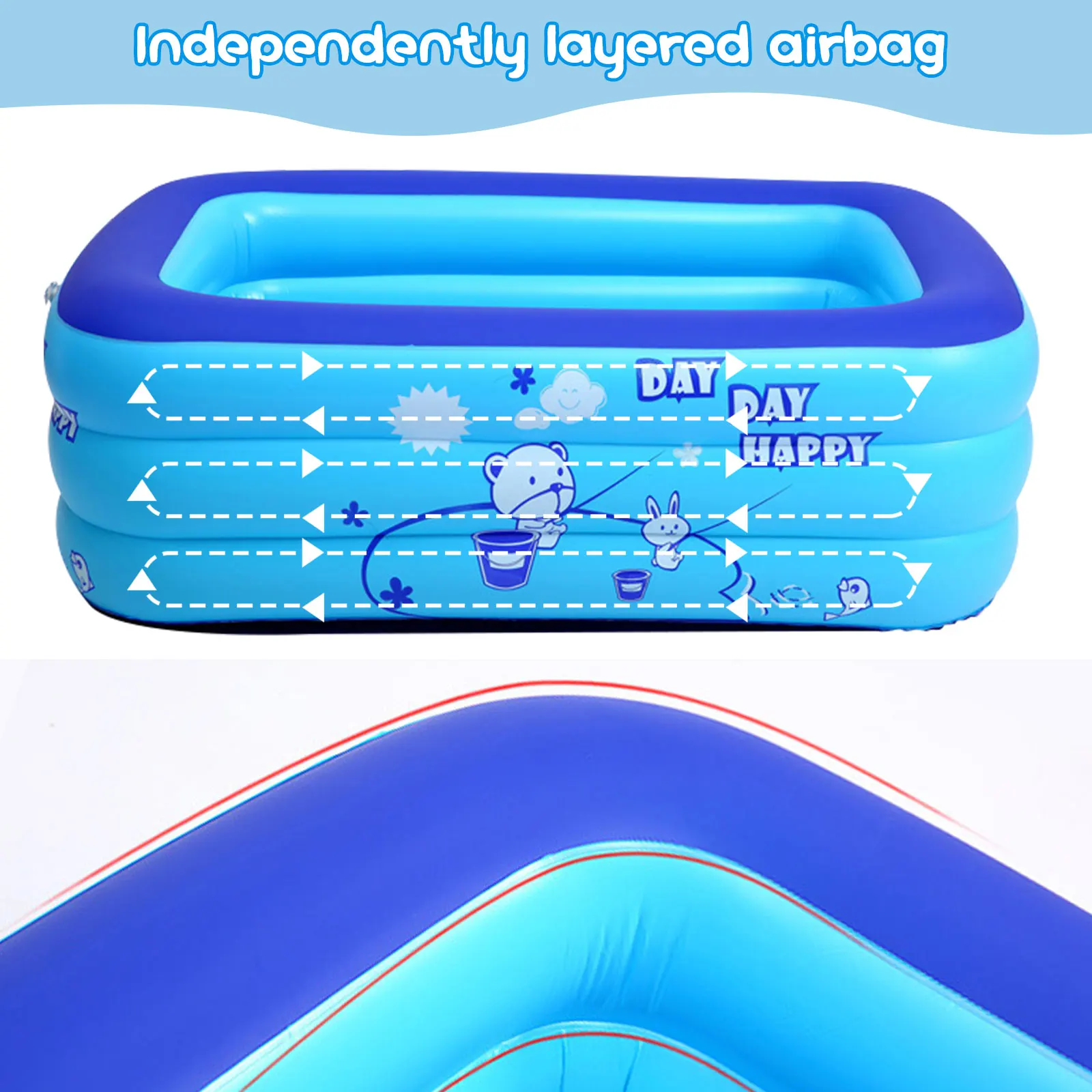 Inflatable Swimming Pool For Family Kids