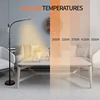LED 3 In 1 Clip-on Lamp Floor Lamp Desk Lamp With Remote Control Dimming Gooseneck Pole Folding Lamp For Bed Living Room Office 4