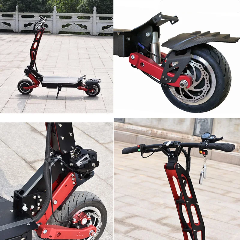  3200W 60V Electric Scooter 2 Electrico Motor Skateboard 95KMH Longboard Adult E Scooter Foldable Pa