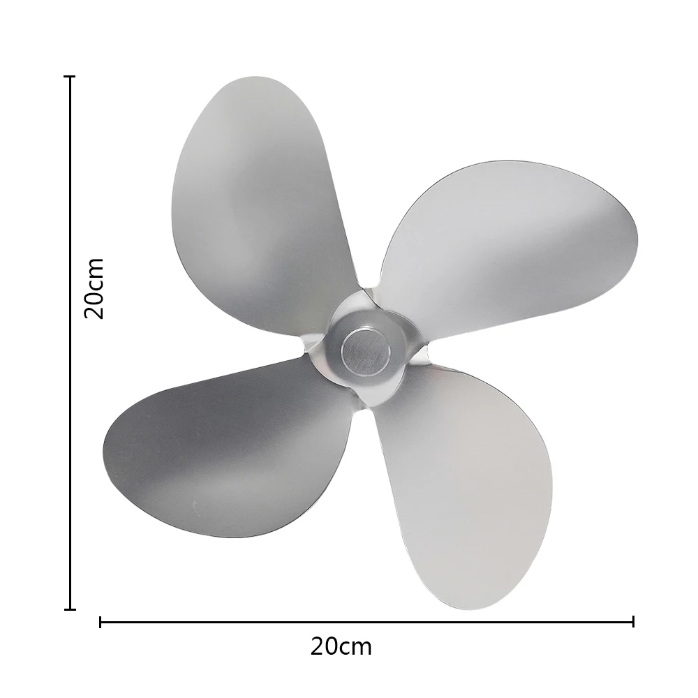 Большой поток воздуха 4 Лопастной вентилятор для печи работающий от тепловой