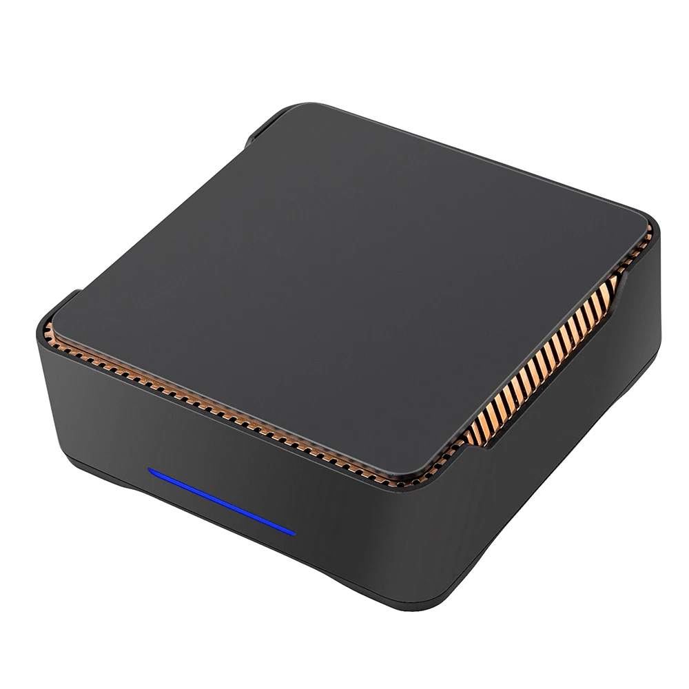 AK3V Мини ПК ТВ коробка Intel J3455 6 ГБ ОЗУ 64 Гб EMMC rom 5G двойной wifi bluetooth 4,0 100M LAN Поддержка Windows 10