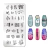 PICT You Nail Stamping Plates Letter Line Design Stainless Steel Stamping Template Nail Design  Nail Art Image Plate ► Photo 3/6