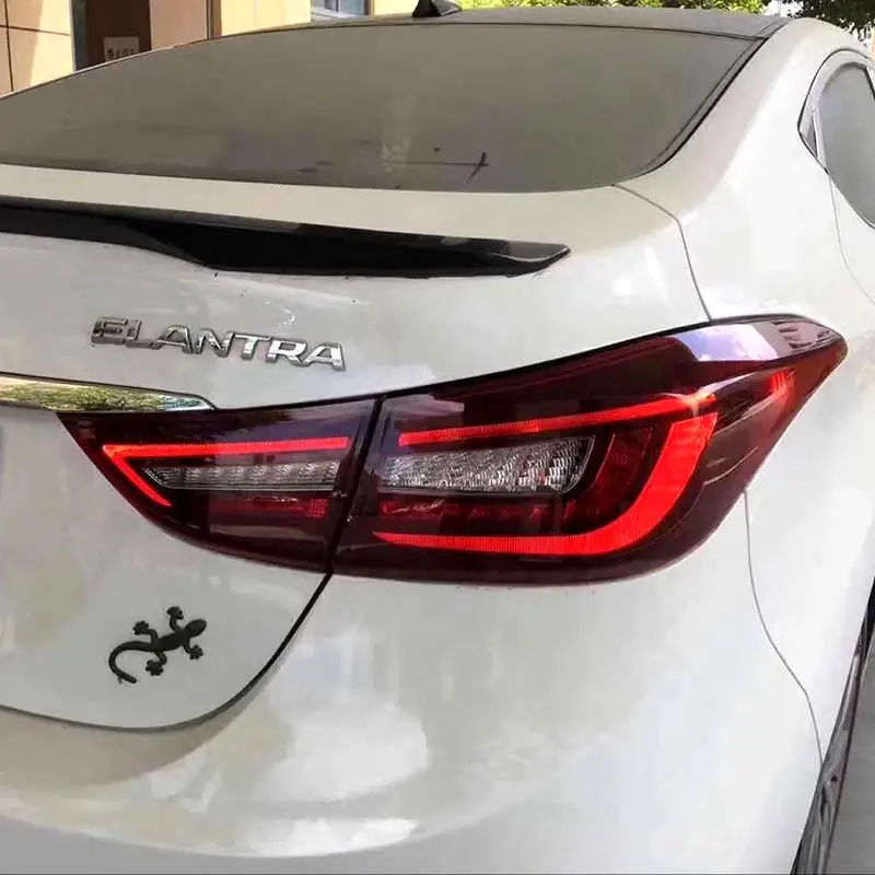 4 шт. светодиодный задний фонарь для Hyundai Elantra 2012 2013 2014 2015 2016 2017 с сигнальным