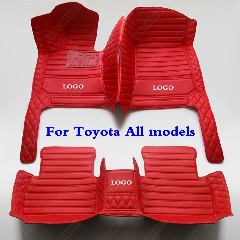 3D Автомобильные Коврики для Toyota RAV4 4runner Prado Tacoma C-HR Yaris Tundra FJ Cruiser CROWN 86 ключ Camry Avalon