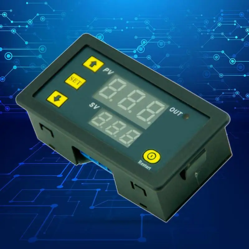 

DC12V 20A Digital Display Time Delay Relay Timing Timer Cycling Module Timer Intelligent Control