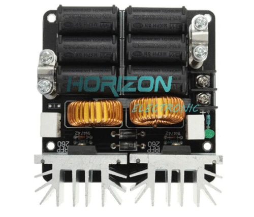 1000W 20A ZVS Low Voltage Induction Heating Coil Module Flyback Driver Heater Large Heat Sink Module Heater for Arduino