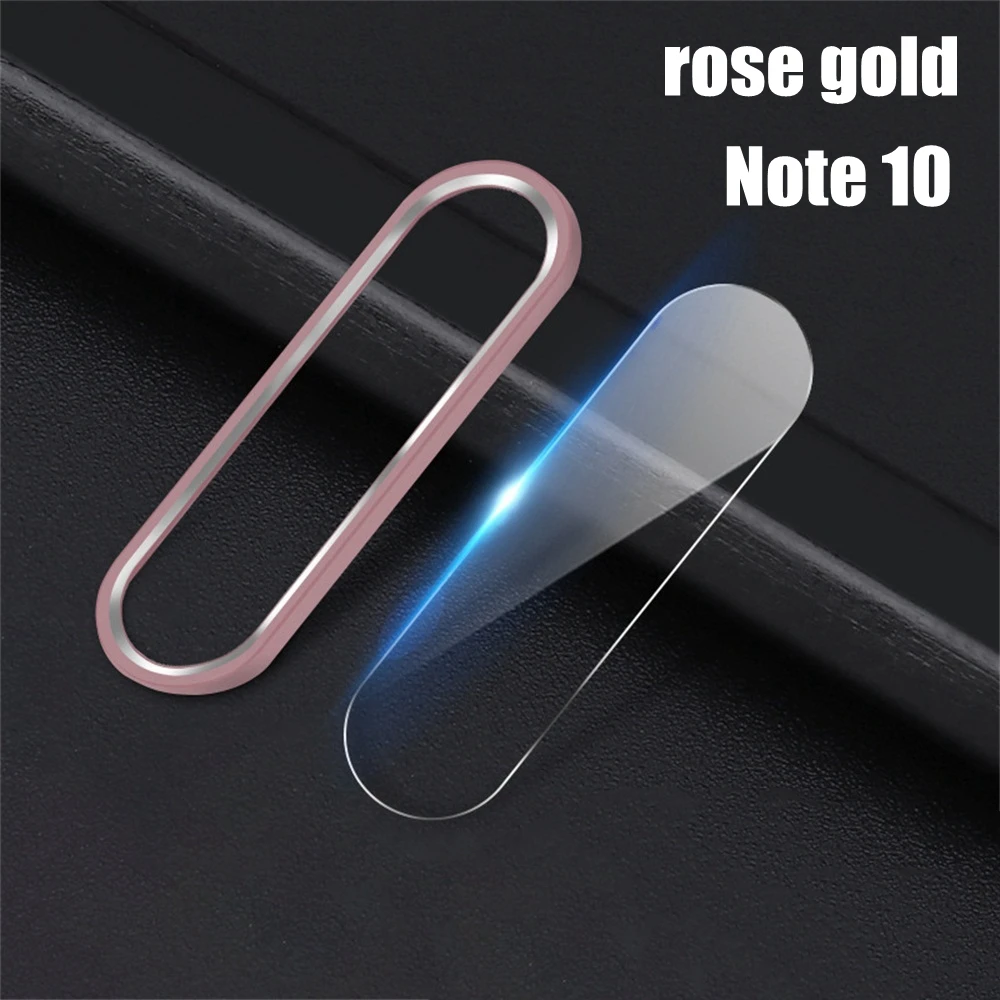 10 rose gold Новое кольцо для объектива камеры 1 шт. Защитные пленки для экрана из закаленного стекла чехол для samsung Galaxy Note 10/Note 10+ аксессуары - Цвет: 10 rose gold