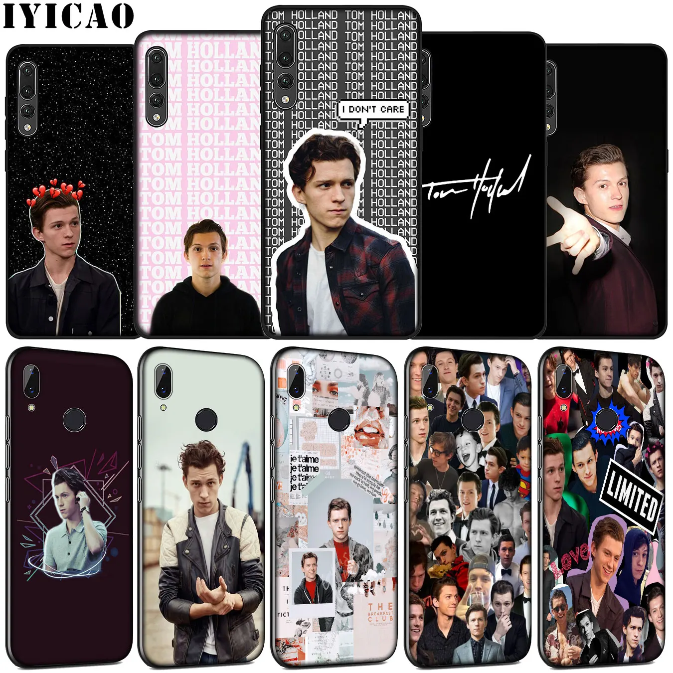 IYICAO Lavaza Tom Holland Soft Silicone Phone Case for Huawei P30 P20 Pro P10 P9 Lite Mini 2017 2016 Cover P Smart Z 2019 | Мобильные