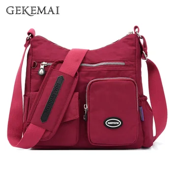 

Casual Ladies Handbags Waterproof Canvas Shoulder Bag Women Fashion Large Capacity Crossbody Shopping Bags Female Tote Bag Sac