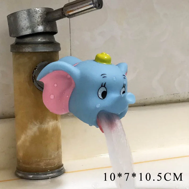 baby & toddler toys best	 1Pcs Cute Cartoon Animal Shape Water Tap Extender Multifunctional Plastic Baby Hand Washing Faucet Extender Bath Toys Baby & Toddler Toys discount Baby & Toddler Toys