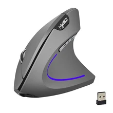 Эргономичная Вертикальная перезаряжаемая удобная беспроводная оптическая мышь для ПК, ноутбука, настольного компьютера, оптическая мышь
