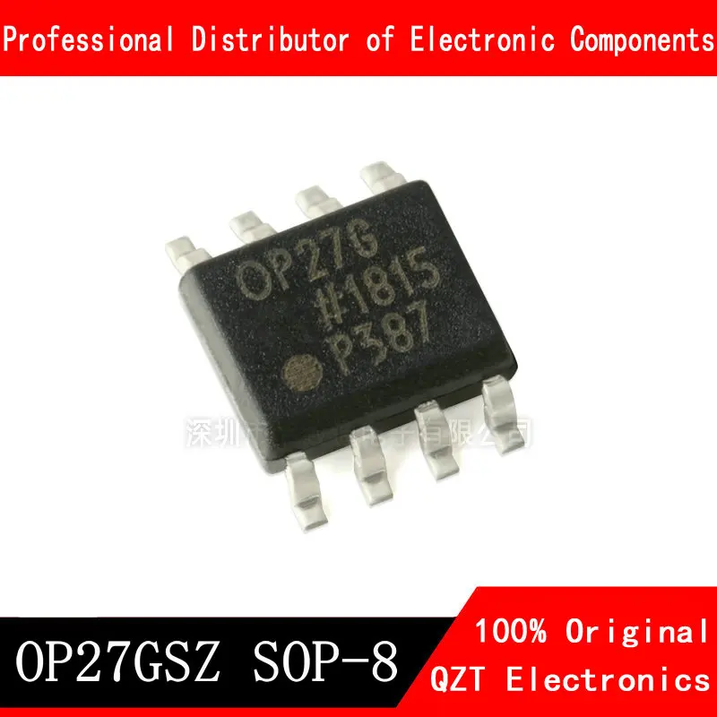 10 шт./лот OP27 OP27G OP27GS OP27GSZ точность операционный усилитель IC лапками углублением SOP-8 новый и оригинальный IC 10 шт лот viper16l viper16ld viper16 лапками углублением sop 16 новый оригинальный