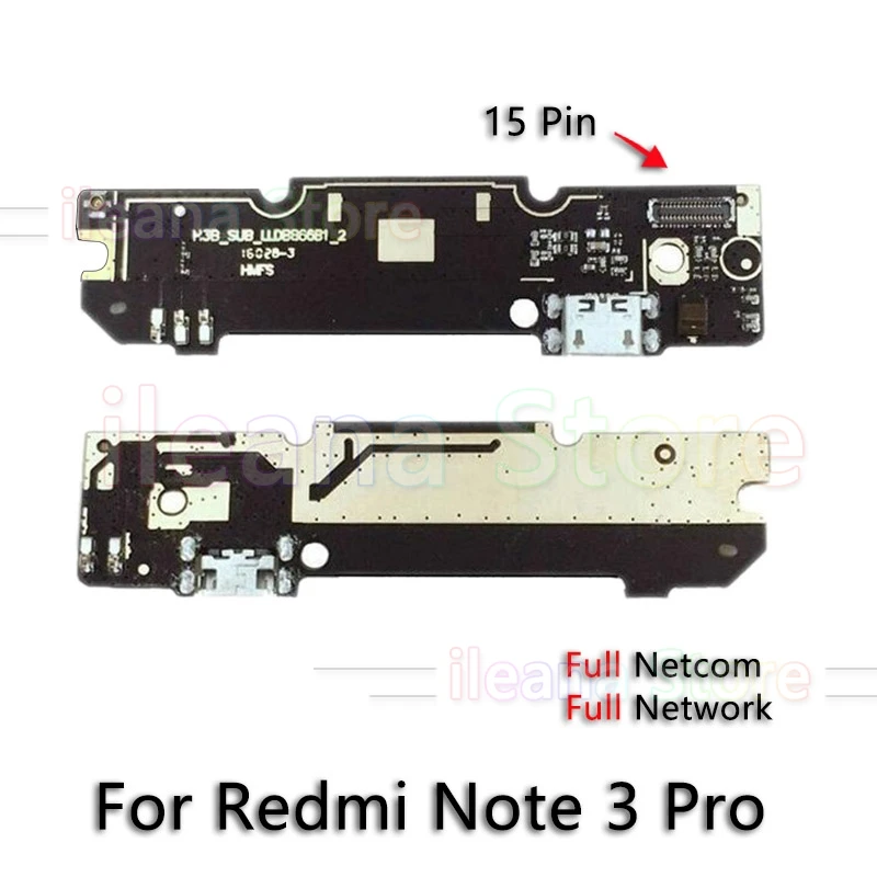 For Redmi Note 3 USB Дата зарядный порт зарядное устройство док-разъем гибкий кабель для Xiaomi Redmi Note 3 3s 4 4x Pro Prime Замена - Цвет: For Redmi Note 3