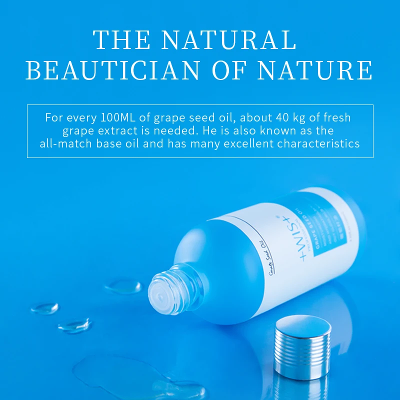 WIS натуральное масло виноградных косточек 100 мл многофункциональное увлажняющее