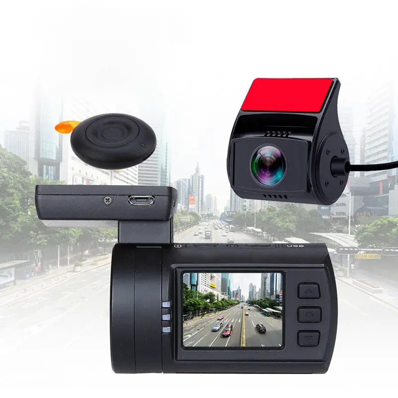  1080P Dual Lens Car Dash Cam Super Capacitor Car Dvr Recorder Gps Cpl Hardwire Option As Well As Mi