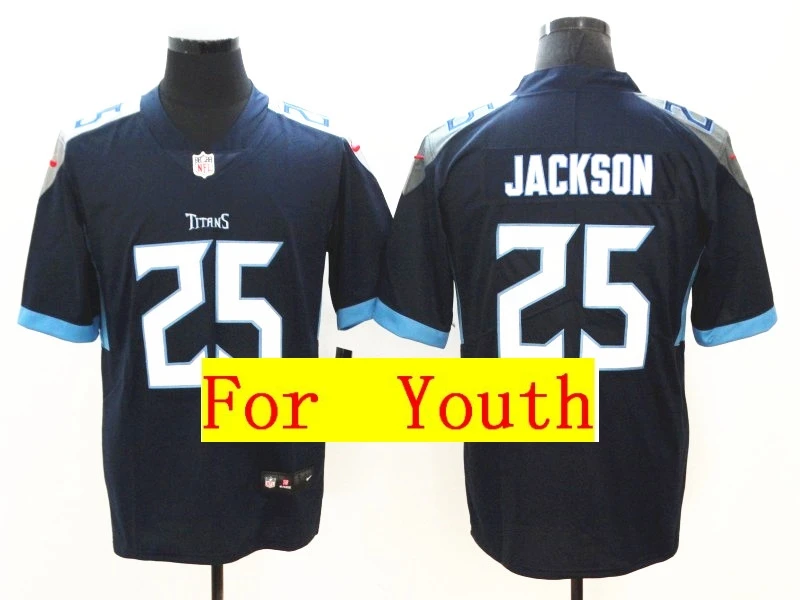 Youth Tennessee Marcus Mariota Kevin Byard Derrick Henry Adoree' Jackson Vapor Untouchable Limited Jersey Shirts - Цвет: 12