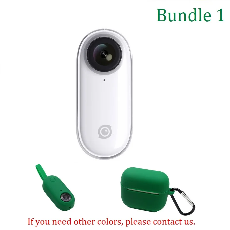 Bundle 1 Insta360 Go 1080P мини Экшн-камера FlowState Timelapse Hyperlapse Slow Motion для Vlog Видео решений - Цвет: Bundle 1