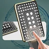 Hot Cold Digital Shower Set Quality Brass Thermostatic Bathroom Shower System Faucets Rainfall Shower Head Black Gold Shower Set 4