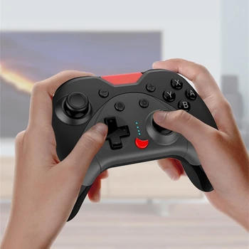 

For Switch Wireless Bluetooth Game Controller With Vibrating Six-axis For NS/PS/PC/Android Wired Controller Black