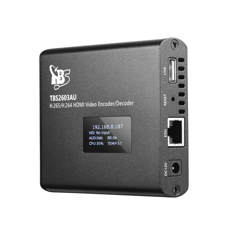 TBS2603se H.264/H.265 HDMI エンコーダー（NDI対応） TBS2603se NDI®|HX2 supported H.265/H.264 HDMI Video Encoder
