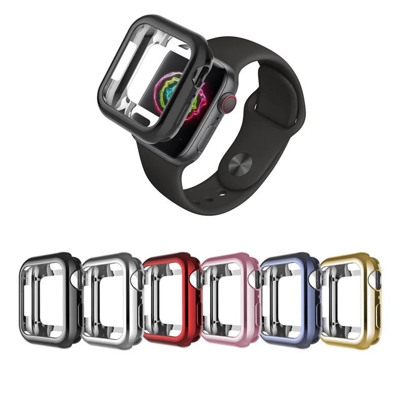 Новый защитный чехол из ТПУ для Apple Watch 44 мм 40 42 38 часов аксессуары iWatch серии 5 4 3 2