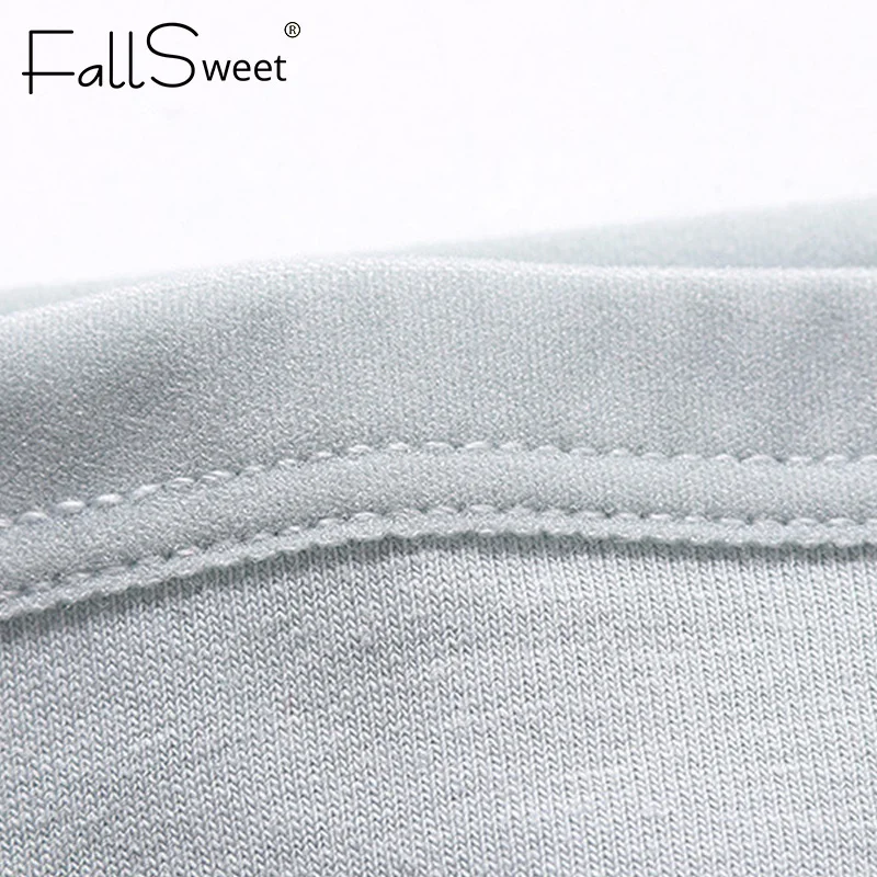 FallSweet непромокаемые трусики размера плюс, женское нижнее белье из хлопка с высокой талией, физиологические трусики