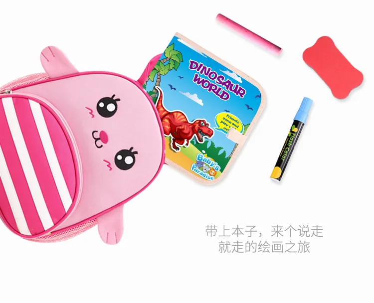 CHILDREN'S Drawing Board Graffiti Writing Whiteboard Portable Double-Sided Usable Small Blackboard Wipable Gouache Pen Painted P