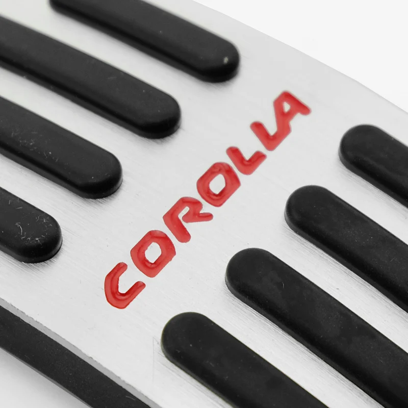 Автомобильный топливный тормоз газ ножной упор Модифицированная педаль Нескользящая Накладка для TOYOTA Corolla аксессуары для салона автомобиля