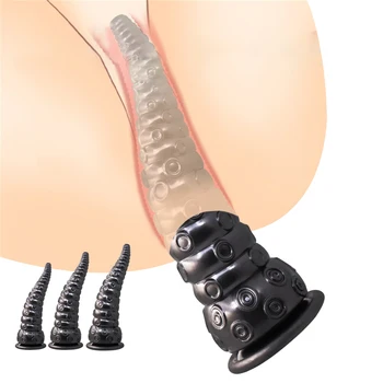 Octopus Tentacle Sucker Anal Plug Dilator Dildos Butt Plug Stimulator Prostate Massager Anal Sex Toy For Women Men Anus Expander 2
