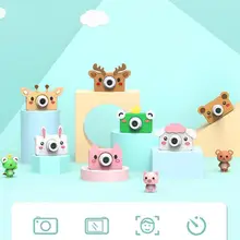 Мини Цифровая видеокамера портативная видеокамера 8.0MP HD 2," ЖК-экран с мультяшными наклейками детские подарки Рождественская игрушка