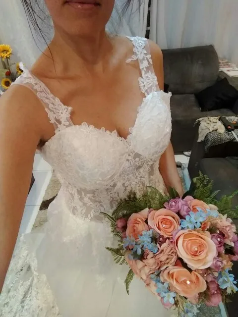 Robe de Soiree кружевное сексуальное свадебное платье милое бальное платье свадебное платье со шлейфом Свадебные платья