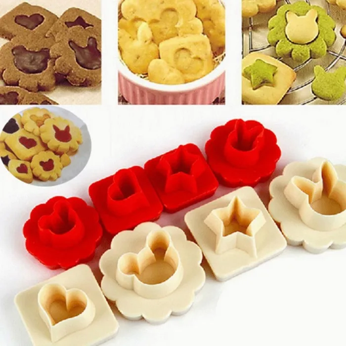 1 комплект DIY приготовление печенья плесень двойные резиновые боковое использование резак для фруктов приспособление для выпечки JS22