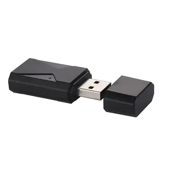 

2-in-1 Audio Transmitter Receiver Wireless Audio Receiver USB Adapter With Two LED Light Built-in Microphone Support Android IOS
