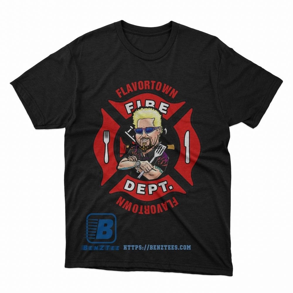 Flavortown футболка парень Fieri Пожарная служба фартук Pinny |