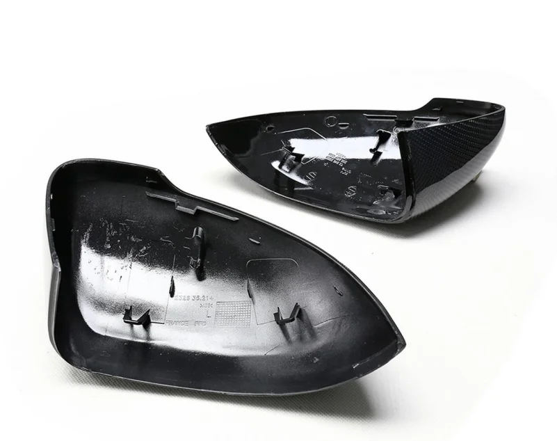 US $65.51 Mirror Cap For Passat Variant Arteon Magotan 19 Gloss Black 11 Replacement Style WithNo Lane Assist Carbon Fiber Mirror Cover