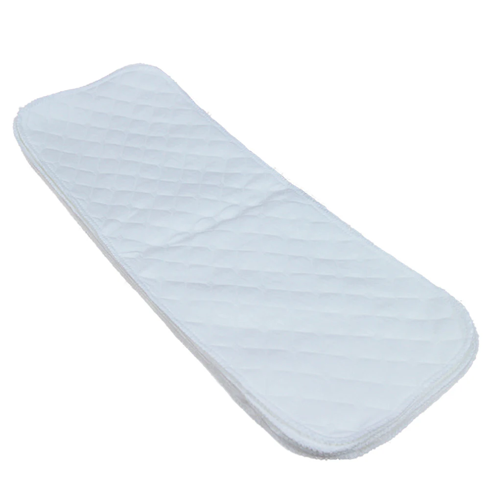 New Reusable baby Diapers Cloth Diaper Inserts 1PC 3 Layer Insert 100% Cotton Washable Babies Care Eco-friendly diapers