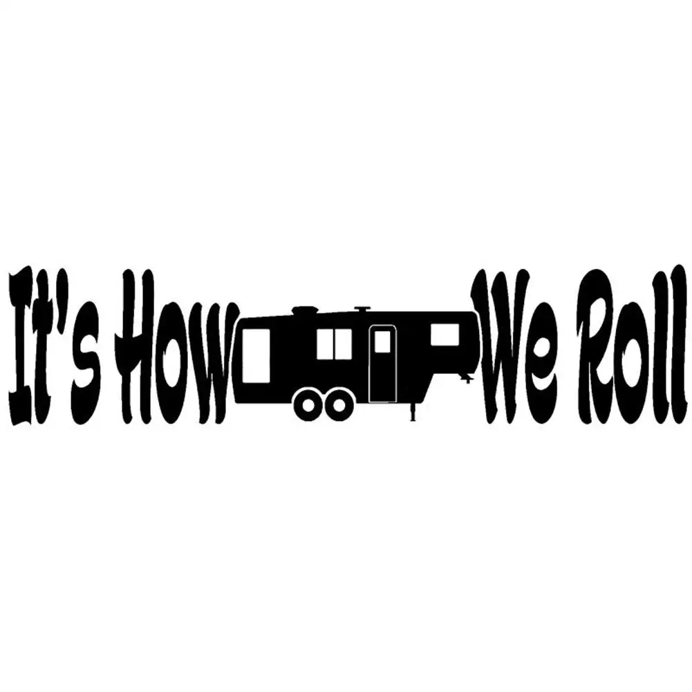 

50% HOT SALESï¼ï¼ï¼Funny Letters RV Style Car Body Window Decal Reflective Sticker Decoration