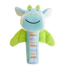 Детская плюшевая погремушка мультяшная палка обучающая игрушка для От 0 до 1 года малыша