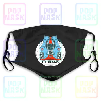 

Dust Mask with Filter Gp Crew 007 - 1971 Le Mans 917K Gulf Racing Racing Washable Reusable Mask