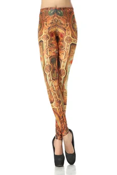 

Foreign Trade European and American Star Digital Printing Church leggings
