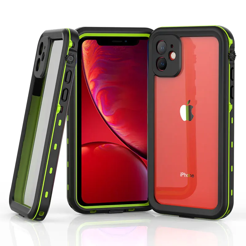 Redpepper Full Sealed Underwater Case For iPhone 13 Pro Max Mini Waterproof Shockproof Diving Cover for iPhone 11 12 XS XR SE3 iphone 12 pro max leather case