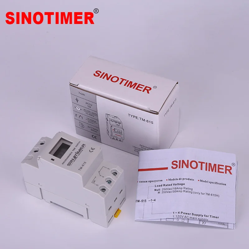 BMBY-Sinotimer 30A с высокой нагрузкой 220 в 7 дней цифровой программируемый таймер реле времени для включения/выключения в заданное время